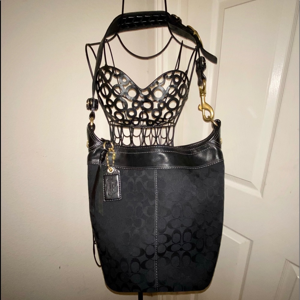 Black Coach shoulder bag